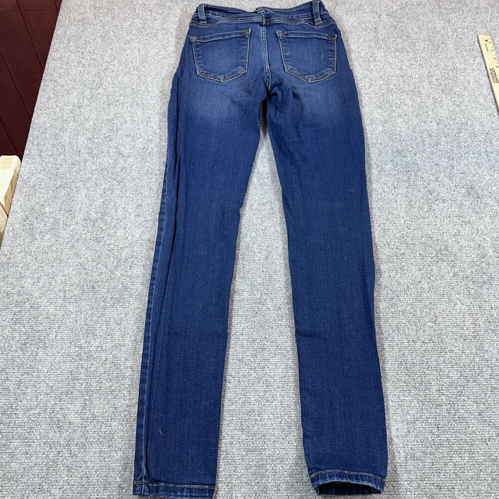 Kancan Annaka Mid Rise Super Skinny Jeans Womens 25 Medium Wash Stretch - Picture 11 of 14